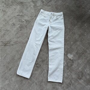 COS White Straight Leg Jeans Classic Fit